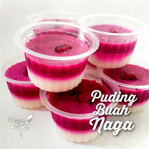 Resep Olahan Buah Naga Jadi Puding Lembut Dessert Lezat Dan Simpel