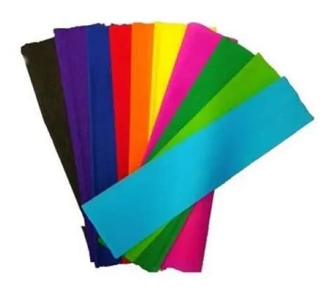 Papel Crepe Colibr Pliegos Colores Surtidos Mercadolibre