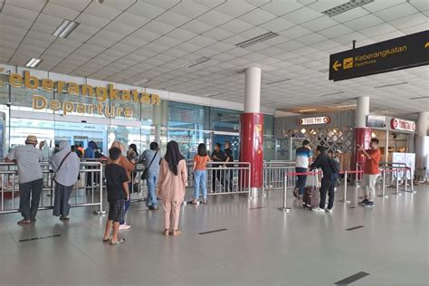 Arus Balik Jumlah Penumpang Di Bandara Pangkalpinang Meningkat