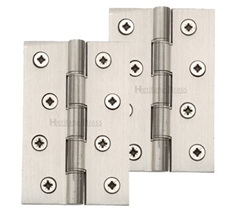 Heritage Brass 4 X 2 58 Heavier Duty Double Phosphor Washered Butt Hinges Satin Nickel