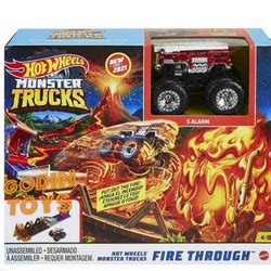 Jual Hot Wheels Monster Trucks 5 Alarm Ultimate Fire Truck Original Mattel 5 Alarm White