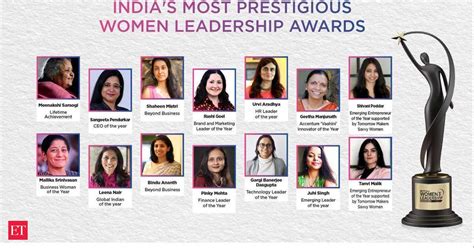 Et Prime Women Leadership Awards Mallika Srinivasan Awarded