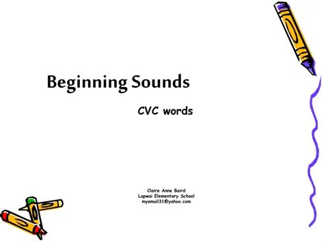 Beginning Sounds G O C K Powerpoint English Reception