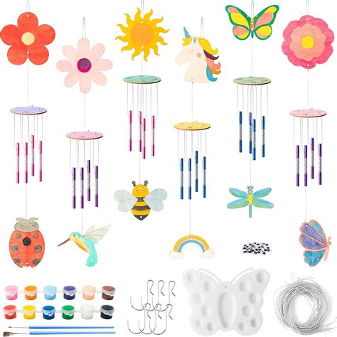 Beyumi Wind Chime Kit For Kids Diy Craft Make Your Own