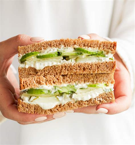 Creamy Crunchy Dill Pickle Sandwich • Heartbeet Kitchen