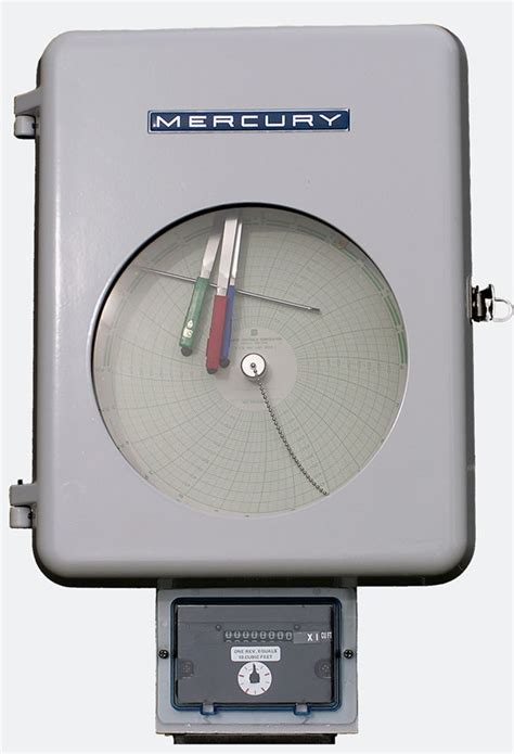 Mercury Pressure Recorder Honeywell Linc Energy Systems