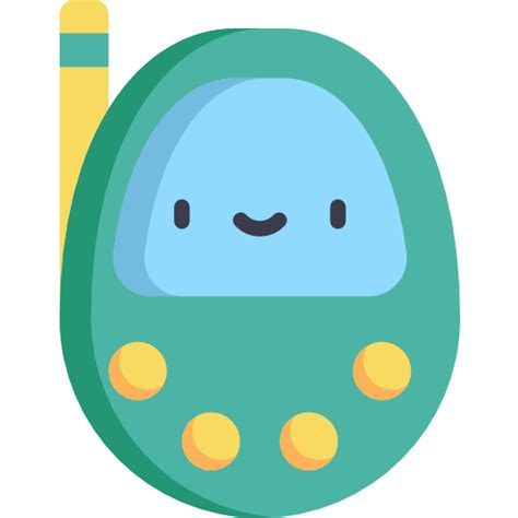 Virtual Pet Kawaii Flat Icon