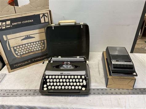 Portable Typewriter And Panasonic Cassette Tape Legacy Auction Company