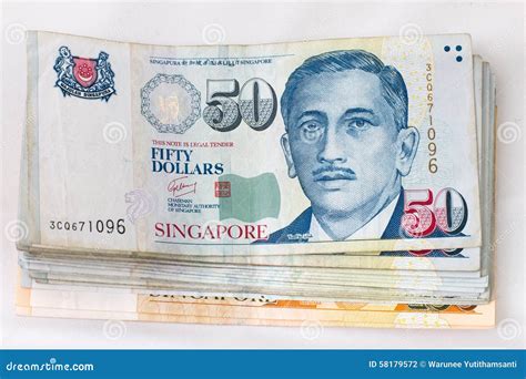 money singapore finance stock photo image  heap dollars