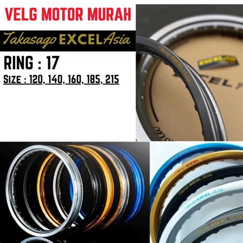 Velg Motor Takasago Excel Asia Ring Rims Racing Semua Ukuran Murah