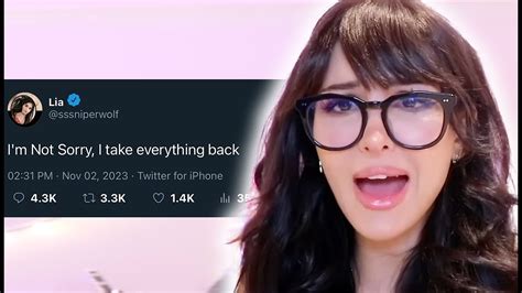 Sssniperwolf Is Back And She S Not Sorry Youtube