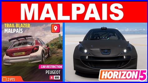 Forza Horizon Malpais Trailblazer Car Restriction Peugeot A