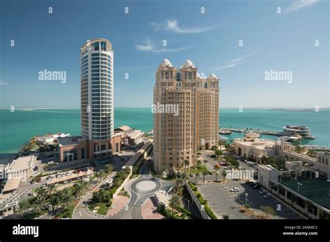 Hilton Hotel, Four Seasons, West Bay, Doha, Qatar Stock Photo - Alamy