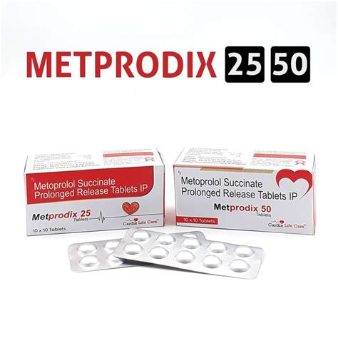 Metoprolol Succinate Mg Metoprolol Tartrate Mg Packaging Type