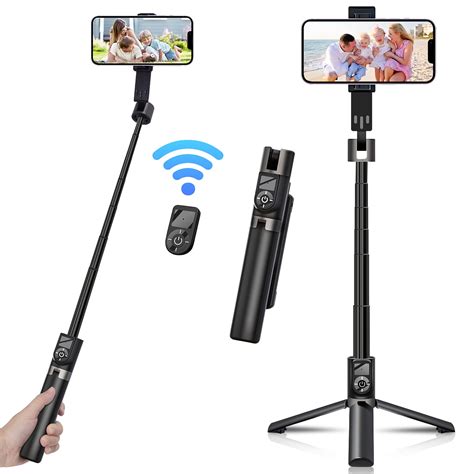 "YOLETO Mini Selfie Stick Tripod for 4-7"" Devices, 40"" Extendable ...