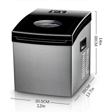 ZH1 Small Desktop ice Machine, Fully Automatic 25 kg, Portable ...