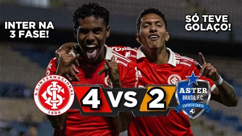 Internacional X Aster Brasil Gols Copinha Youtube