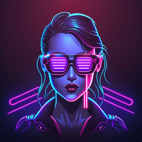 Neon Punk Girl By Vinny47