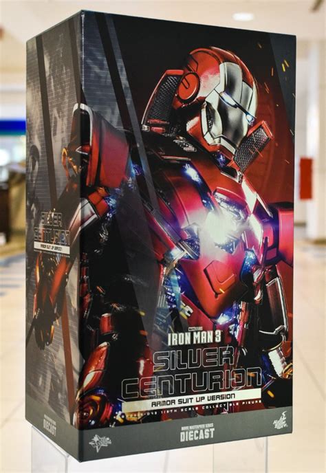 Hot Toys Iron Man Silver Centurion Armor Suit Up Version Hobbies