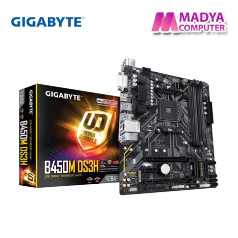 Motherboard Gigabyte B450m Ds3h Socket Am4 Ddr4 Lazada Indonesia