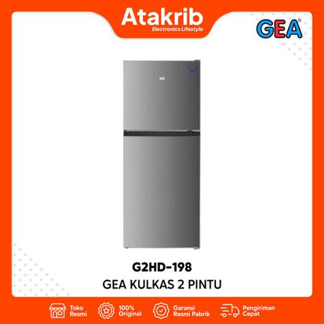 Jual Gea Kulkas Pintu G Hd Top Mount Fridge Freezer L