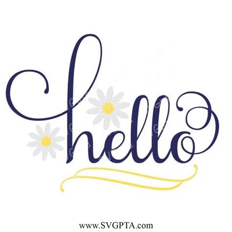 Hello Sign SVG, Hello Door Sign SVG, Welcome SVG