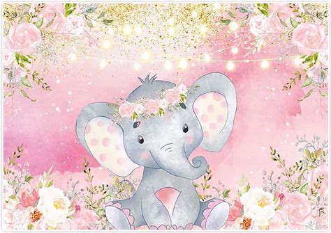 Elephant Baby Shower Backdrop