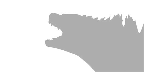 Godzilla Legends: Cool Godzila 2014 Teaser Silhouette Art