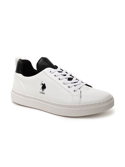 Buy U S Polo Assn Men White Sneakers Casual Shoes For Men 7773078