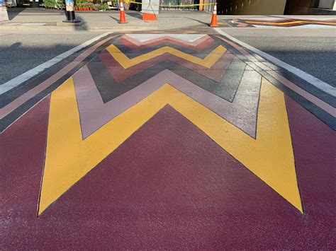 First Nations Decorative Crosswalk Design Granville Street - HUBSS.com