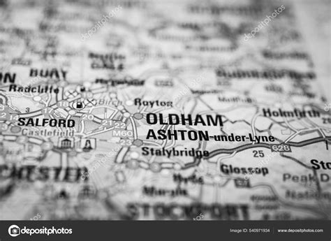 Oldham Map Stock Photo by ©aallm 540971934