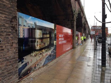 Hoardings Going Up On Whitworth Street West HOMEMCR Places Street