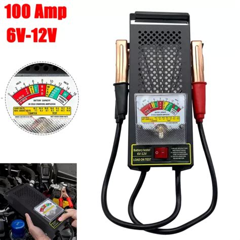Battery Load Tester 100 Amp Load Type 6v 12v For Car Truck Motorcycle