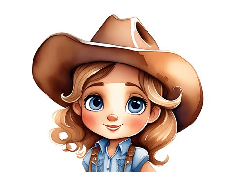 Cute Cowgirl By Aleksandra On Dribbble