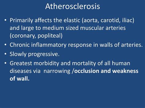 Ppt Atherosclerosis Cvs Lecture 2 Atherosclerosis Powerpoint Presentation Id 2135750