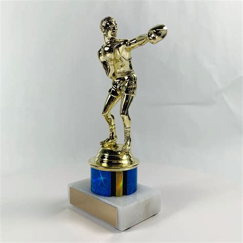 Boxing Trophy With 1 Color Column By Athletic Awards