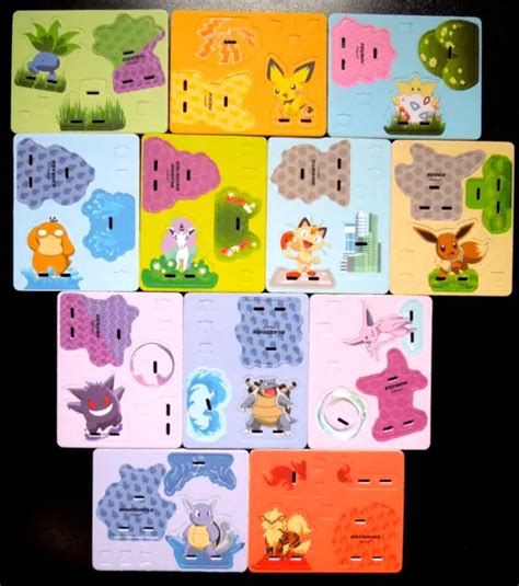 Coles 27 X Pokemon Builders 2024 Eevee Arcanine Pichu Blastoise