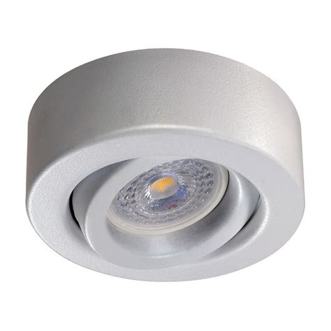 LUZ DESING Spot Plafon Blanco Movil Circular Apto Led Gu10 Luz Desing