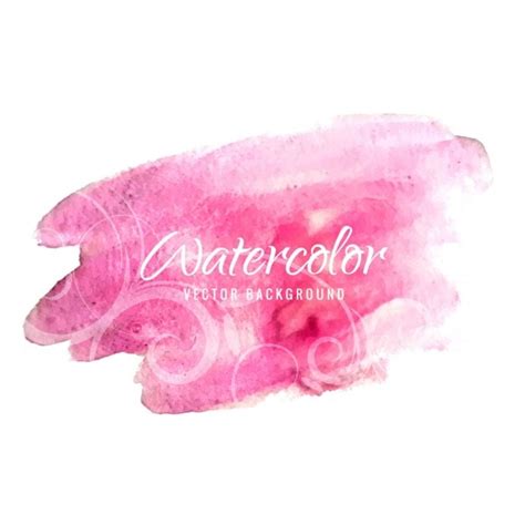 Rosa Aquarell Hintergrund Kostenlose Vektor