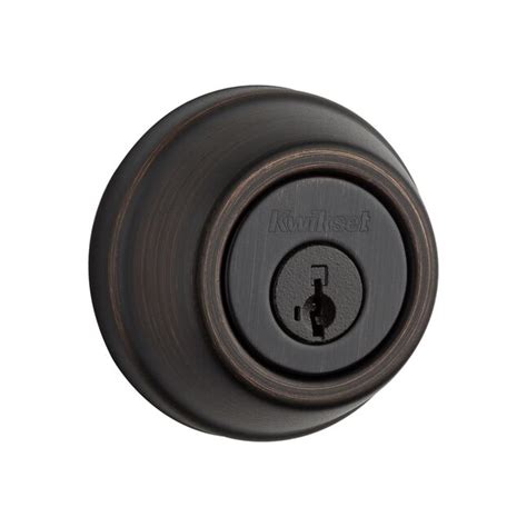 Kwikset 910 Signature Series Venetian Bronze Single Cylinder Smartkey Electronic Deadbolt Built