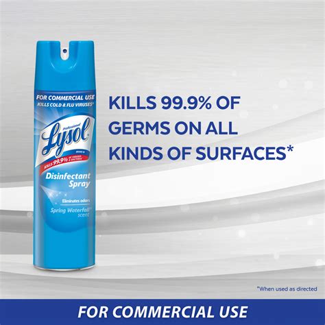 Professional Lysol Brand Disinfectant Spray Crisp Linen 19oz Aerosol 12 Cans Carton