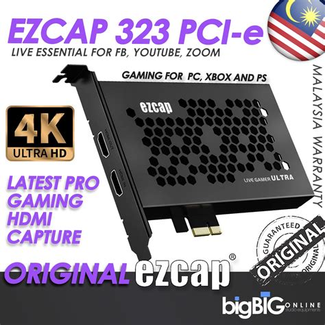 Ezcap Live Gamer Ultra Pci E Gen H Dmi K Fps Video Capture