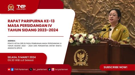 Sidang Paripurna Tvr Parlemen