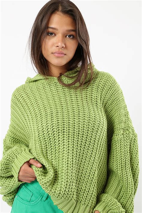 Hooded Sweater In Lime Green Fyi From Dresscode In Egypt