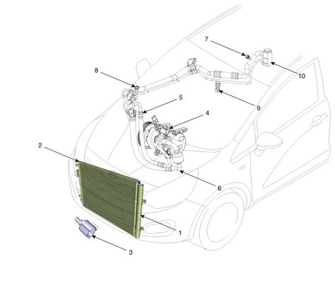 Kia Rio Component Location Index Air Conditioning System Heating