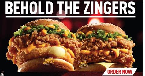 KFC Zinger Cheezilla Zinger Stacker 11 Feb 2020 Onwards