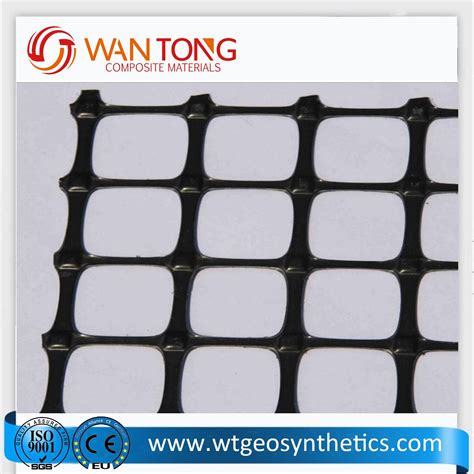 Tensile Strength Polypropylene Biaxial Geogrid Price China Plastic