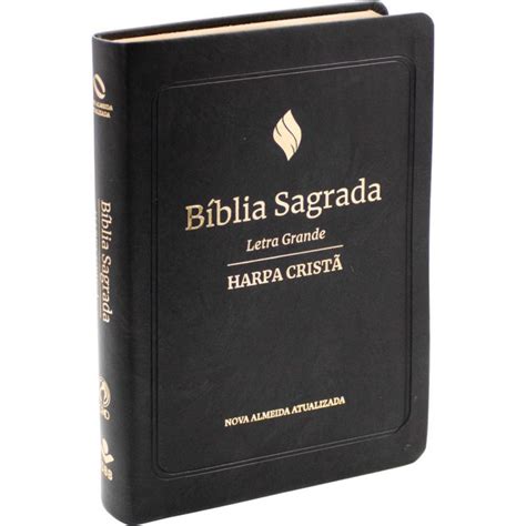 Bíblia Sagrada Letra Grande Harpa Cristã NAA Leitor Gospel