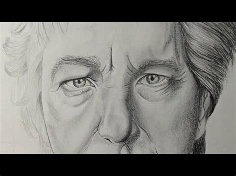 Dibujando a Alan Rickman Técnica Grafito sobre papel fabriano YouTube