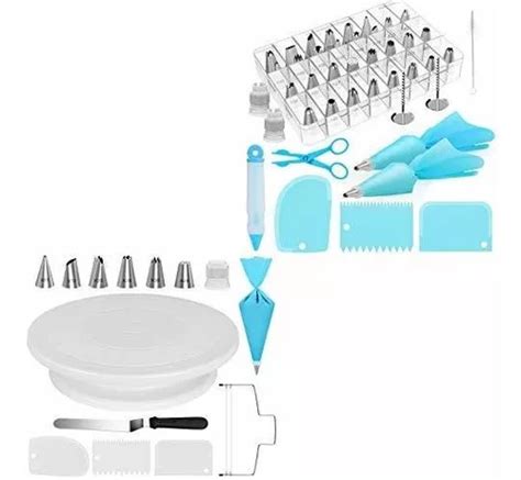 Base Giratoria Kootek Kit Con 56 Pzas Para Decorar Pasteles Meses Sin